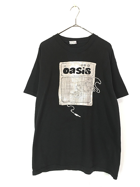 古着 00-10s Oasis アンプ UK オルタナ ロック バンド Tシャツ L
