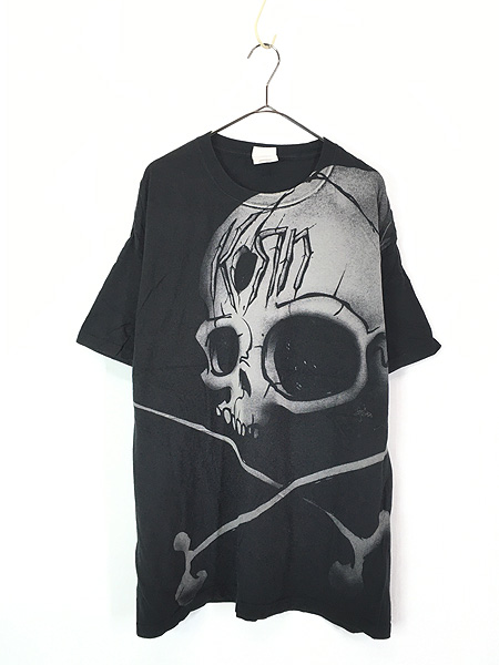 古着 00s KORN 「Skull and Crossbones」 ミクスチャー ラップ メタル