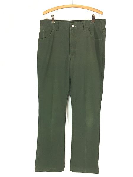 古着 70s USA製 Lee 200-1033 コットンツイル フレア ブーツカット