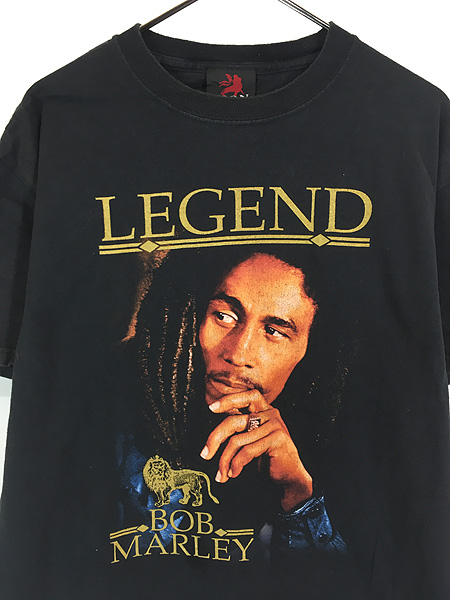古着 00s USA製 BOB MARLEY 「Legend」 フォト ロック レゲエ Tシャツ