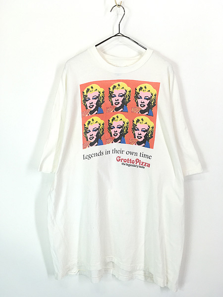 古着 90s USA製 Grotto Pizza 「Marilyn Monroe」 マリリン モンロー