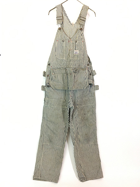古着 40-50s POWR HOUSE エプロン付 Wニー ヒッコリー デニム ワーク