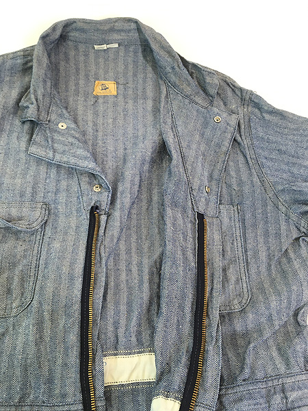 古着 60s Wrangler BLUE BELL 斜めベル ヘリンボーン デニム ワーク
