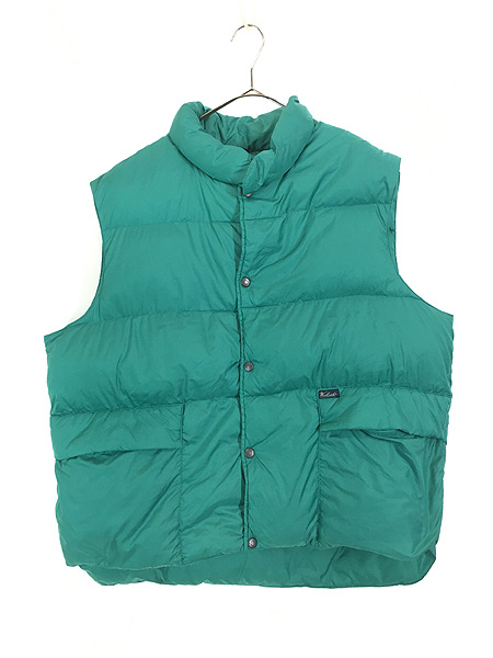 古着 90s WoolRich 軽量 100% ナイロン シェル グース ダウン ベスト