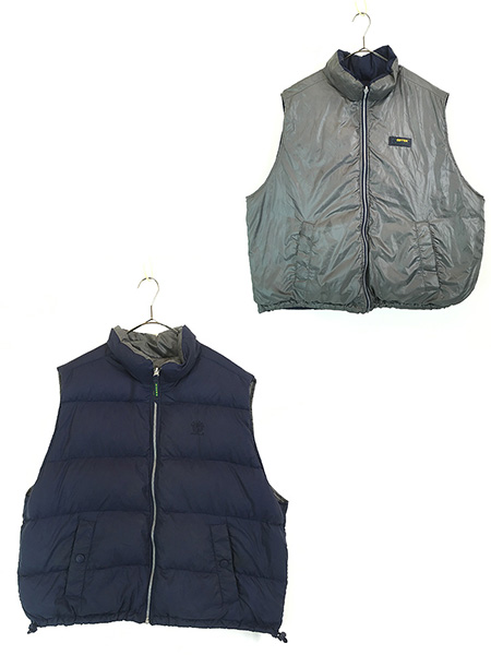 古着 90s Eddie Bauer 「EBTEK」 メタリック シルバー リップストップ