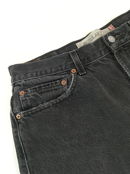 古着 00s Levi's 505-0260 サルファ ブラック デニム パンツ ジーンズ