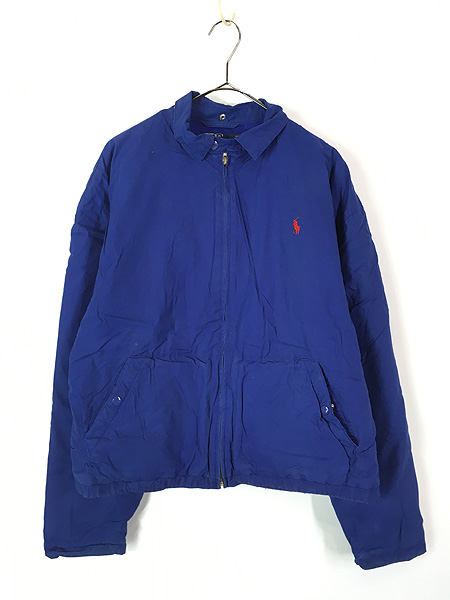 古着 90s Polo Ralph Lauren 裏地 フリース ワンポイント ソリッド