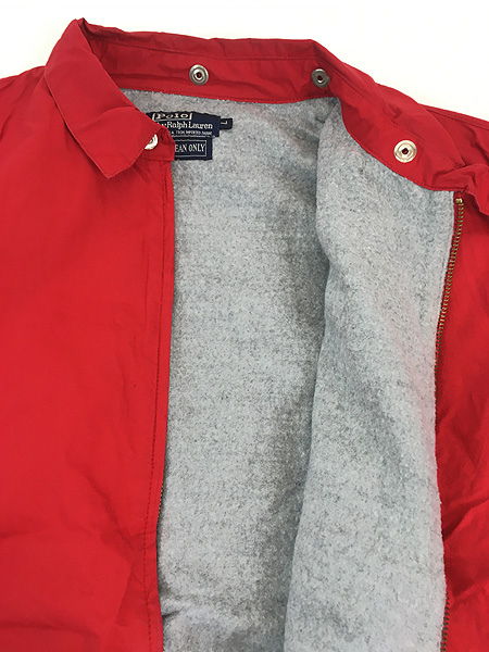 古着 90s USA製 Polo Ralph Lauren 裏地 フリース ワンポイント