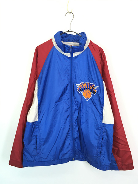 古着 90s NBA New York Knicks クレイジー ナイロン ジャケット L 古着