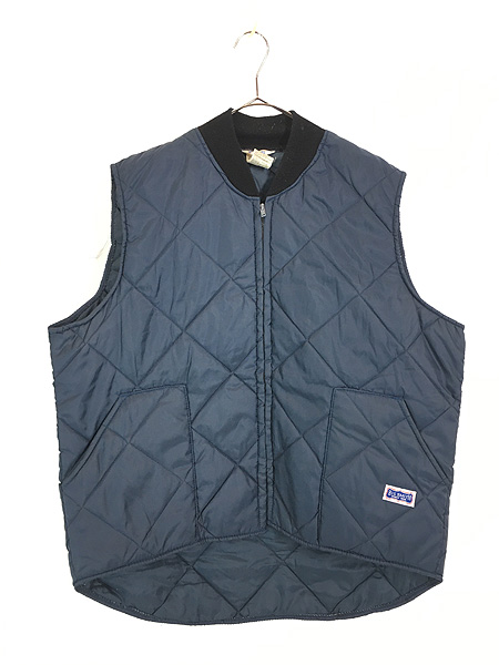 古着 80s USA製 BIG SMITH パデッド ナイロン キルティング ワーク