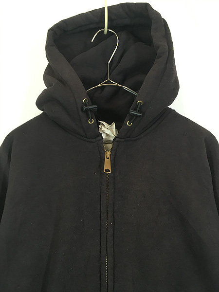古着 90s Carhartt 裏地 メッシュ ワンポイント 刺しゅう スウェット