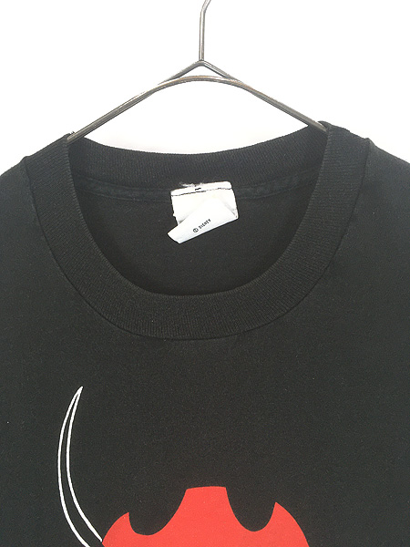 古着 90s USA製 Disney Mickey 逆さ ミッキー Tシャツ XL位 古着