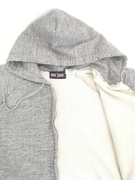 古着 70s ルーマニア製 BIG YANK 無地 ソリッド 裏サーマル ダブル