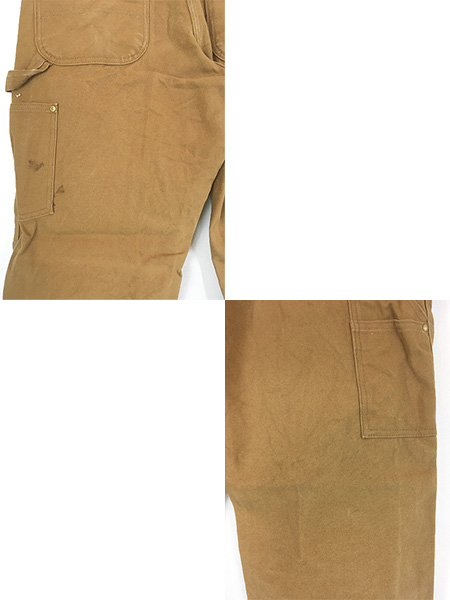 古着 80-90s USA製 Carhartt BRN ブラウン ダック ワーク ペインター