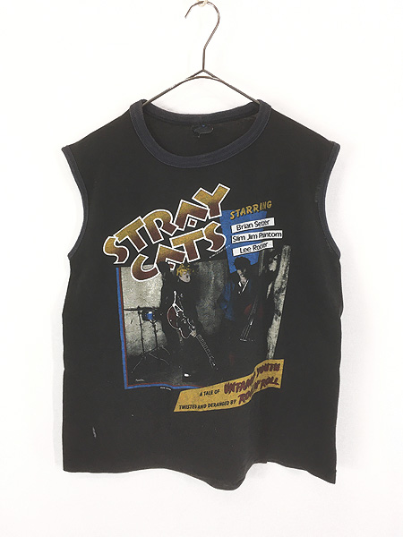 レディース 古着 80s Stray Cats 「Struttin Across America Tour