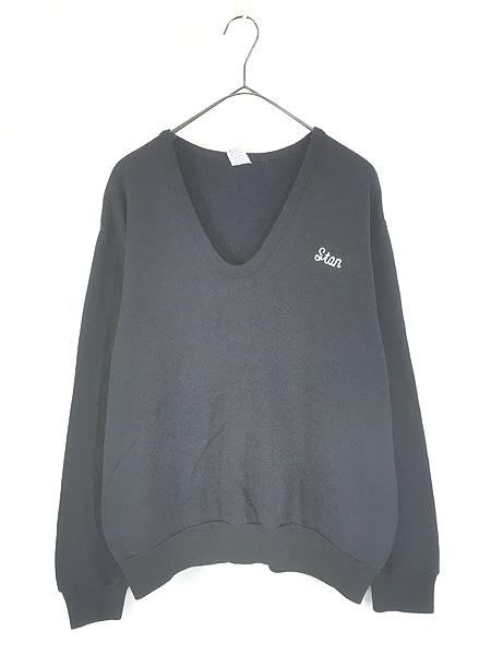 古着 80s GIVENCHY 紋章 マルチ チェック 総柄 アクリル ウール ニット