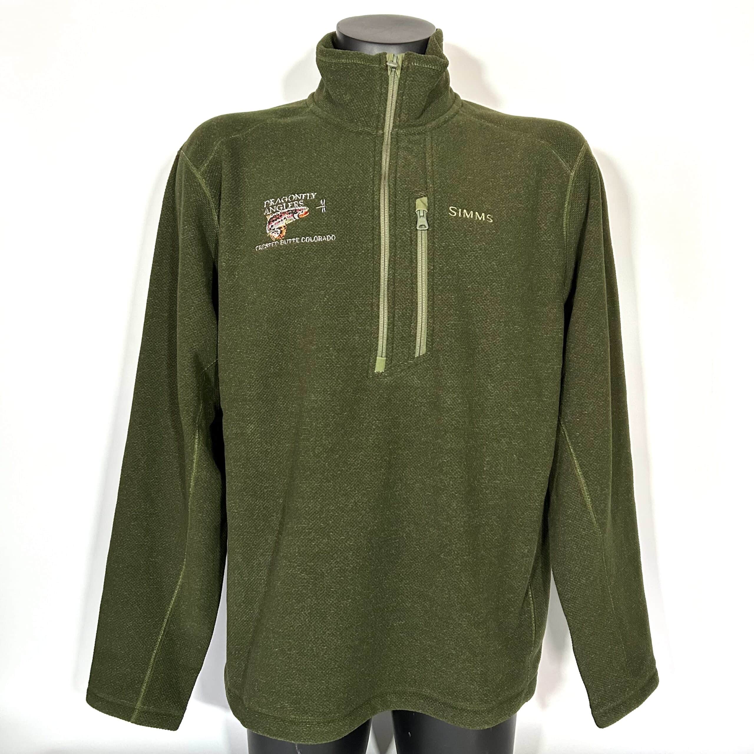 Simms Rivershed Half Zip Fleece- Men's - Dragonfly Anglers