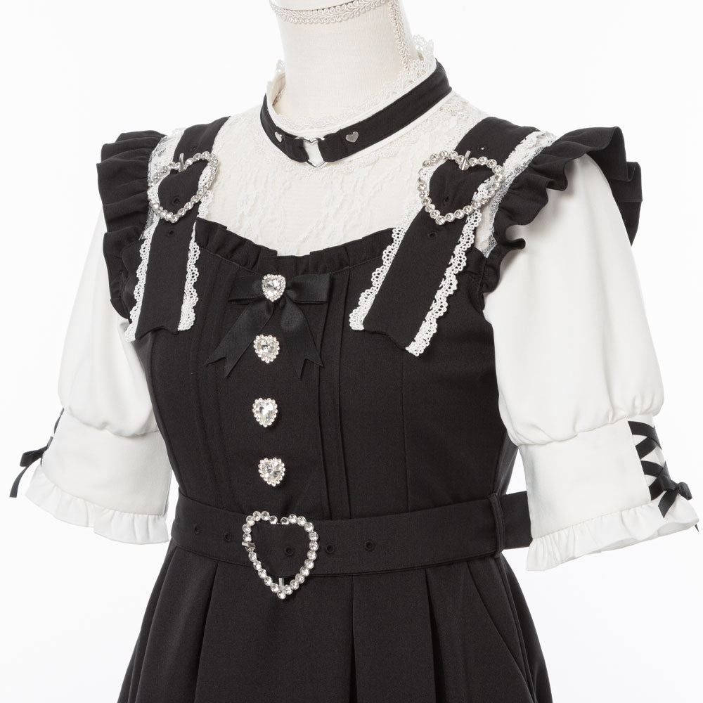 ハートチョーカーベルトレースワンピース – レディースファッション