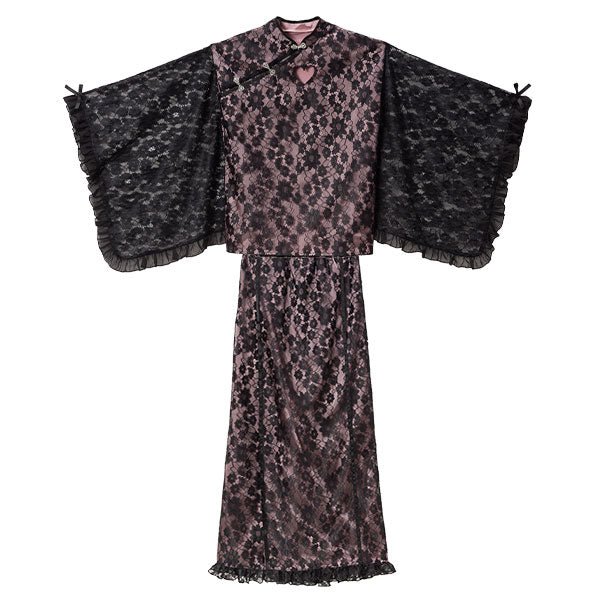 胸元ハートチャイナレースセットアップセパレート浴衣 – レディース
