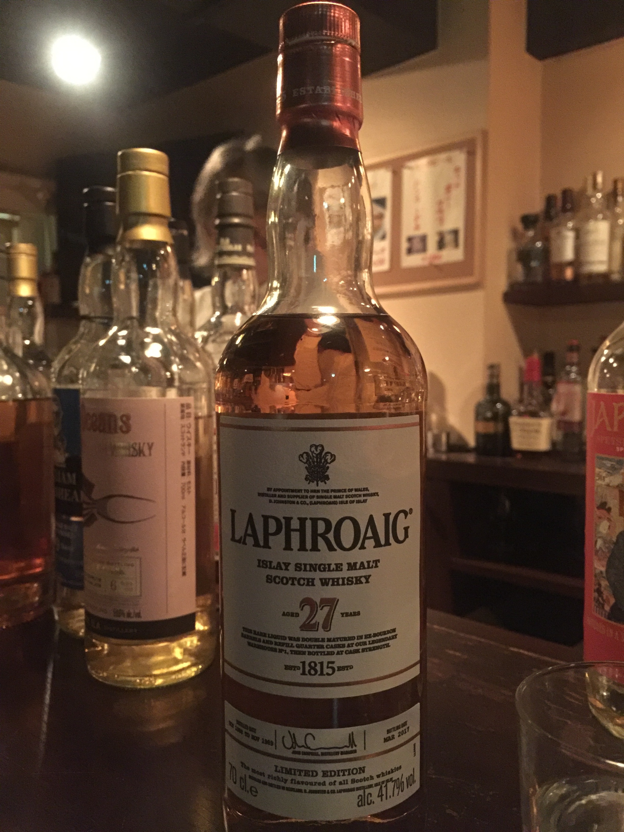 Laphroaig 27 Years ラフロイグ 1989 27年 ラフロイグ 1989-2017 27年