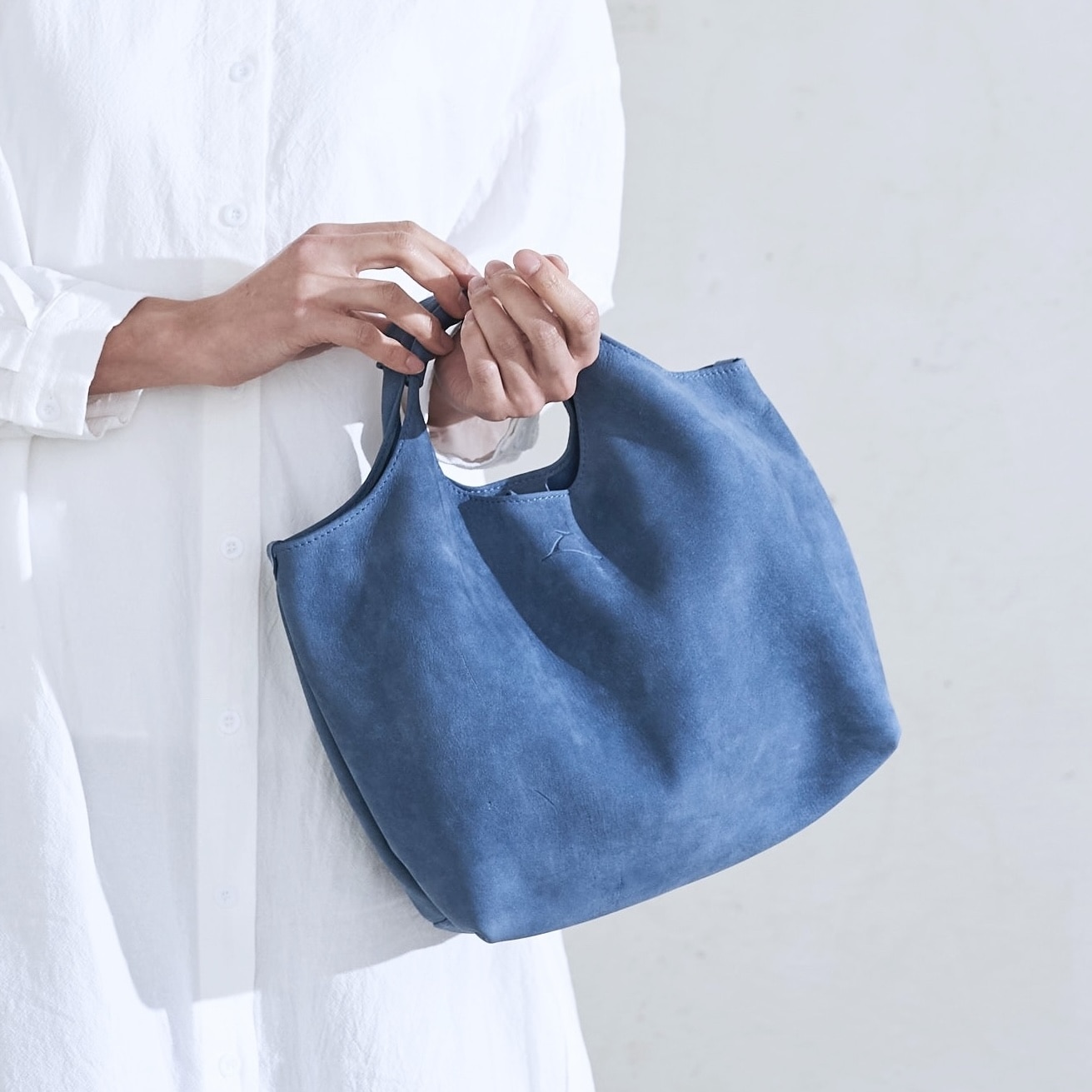 ENISICA（エニシカ） ハンドバッグ ジビエ鹿革イチシカバッグ 朝霞（あ