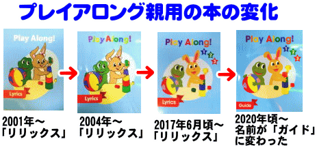 プレイアロング年代により変化 旧～最新版,ディズニー英語システム.DWE