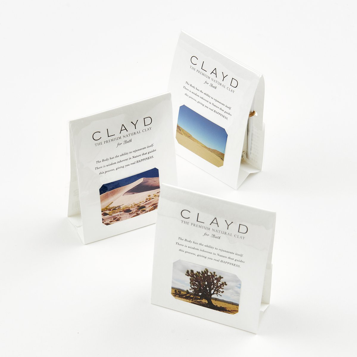 100%天然クレイの入浴料／ONETIME 3点セット | CLAYD (クレイド) の