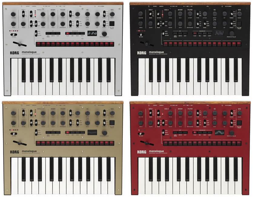 KORG monologue - minilogueの兄弟機種となるモノフォニック・アナログ
