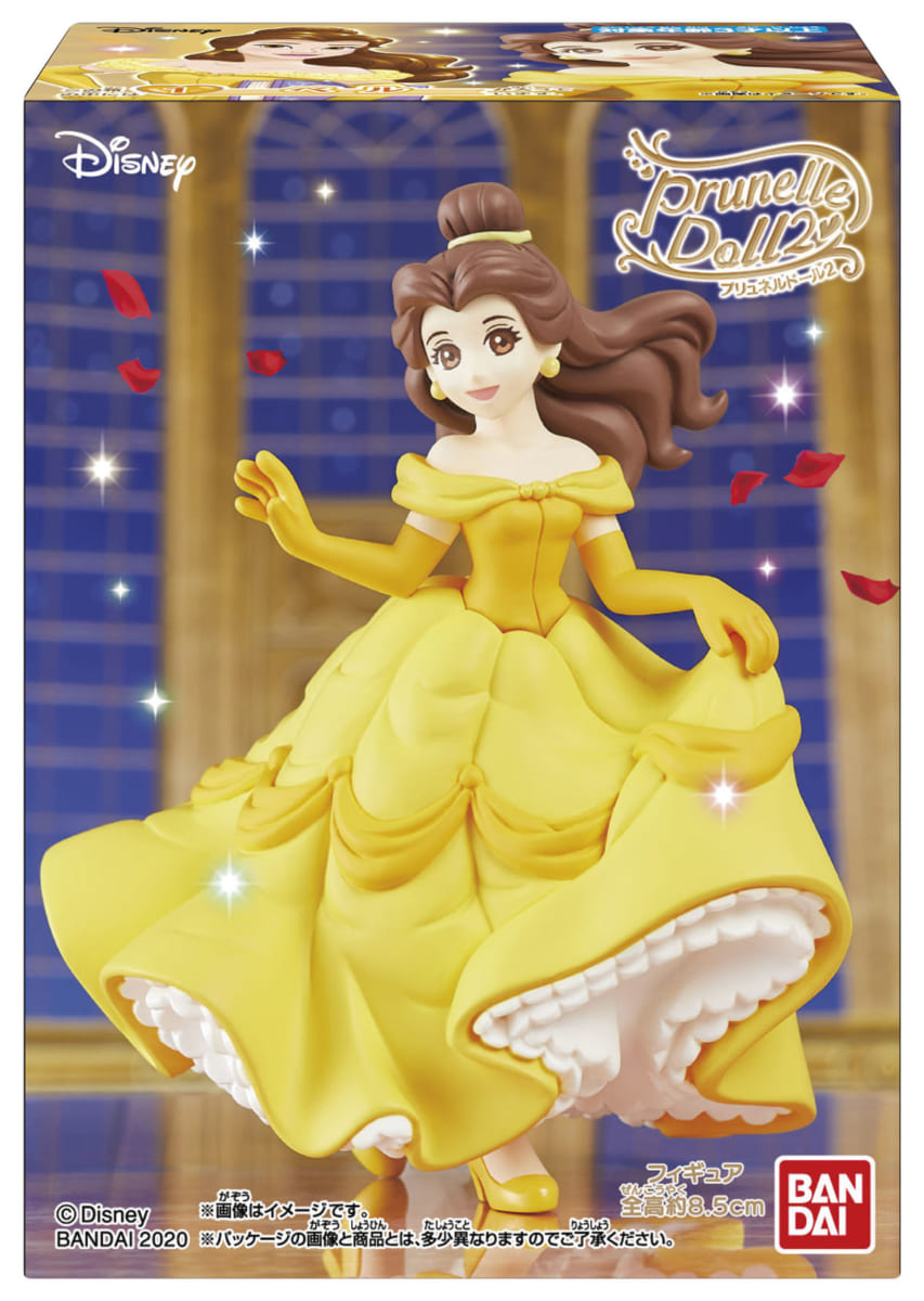 躍動感あふれるベル・オーロラ姫・白雪姫のフィギュア付き食玩