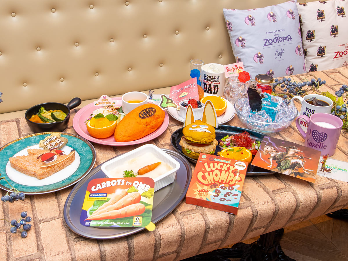 メニューやグッズが楽しめるスペシャルカフェ！ディズニー「ズートピア