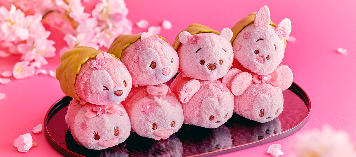 桜餅風のぬいぐるみも！ディズニーストア TSUM TSUM（ツムツム）さくら