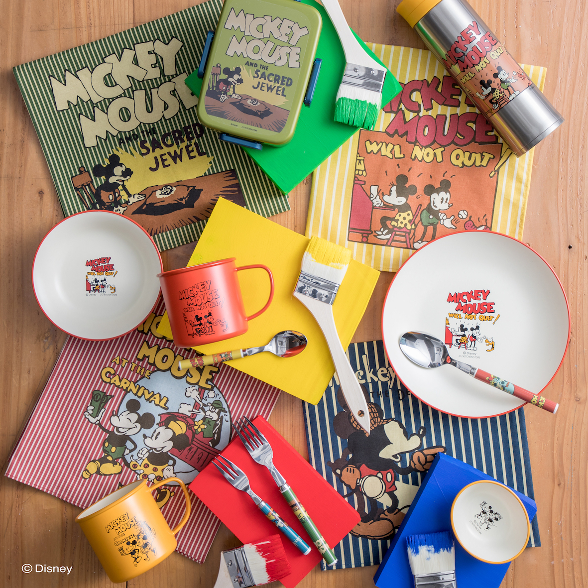 オールドアメリカンテイストのミッキーとミニー！212キッチンストア