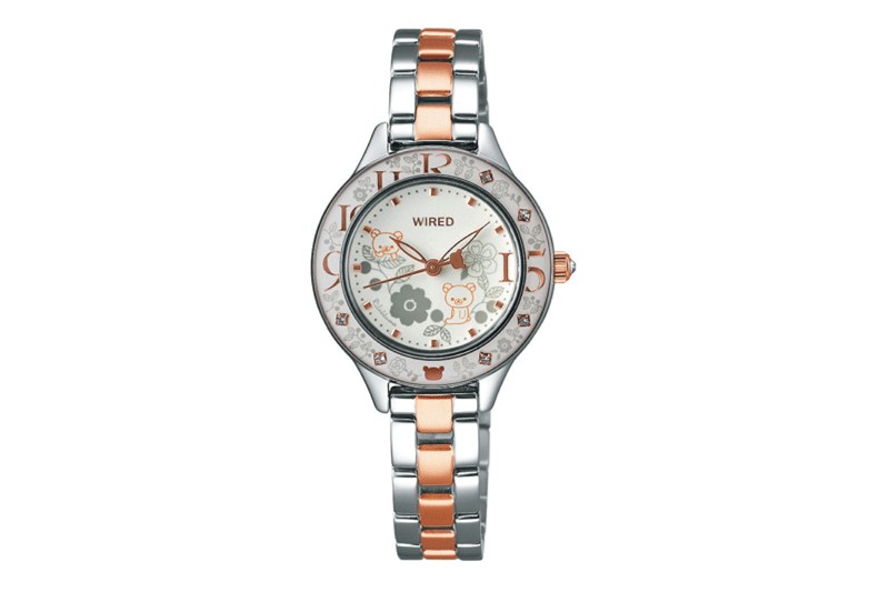 リラックマ 15周年 記念 腕時計 WIRED f コラボ エレガントな腕時計