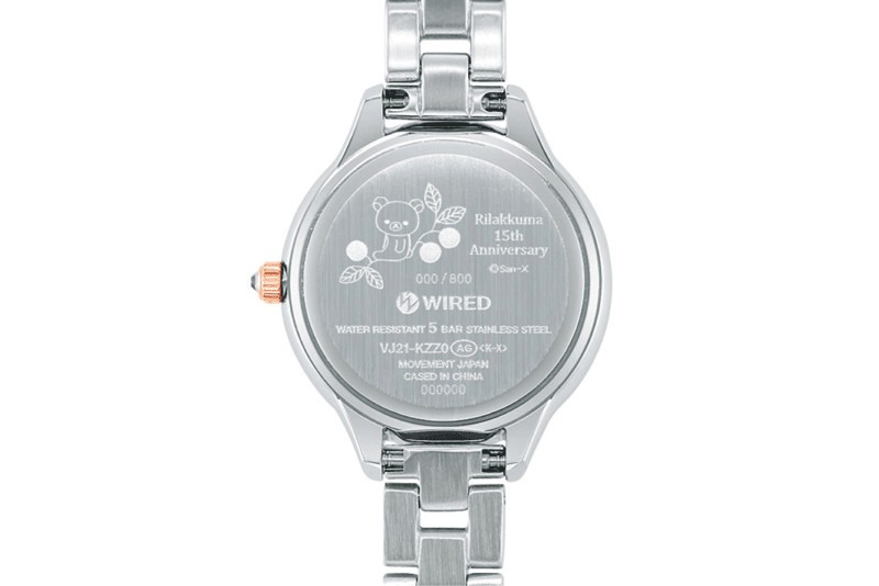 エレガントな腕時計！セイコーウオッチ「リラックマ15周年記念 WIREDf