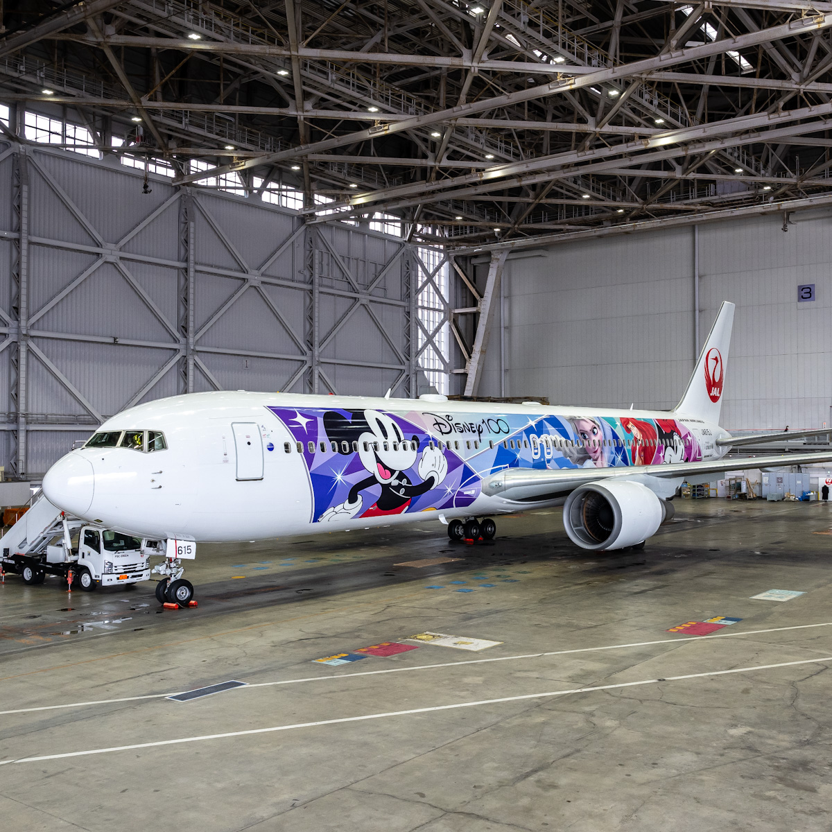 JALBoeing767 DisneyonTour 1/200ディズニー特別塗装 東京ディズニー