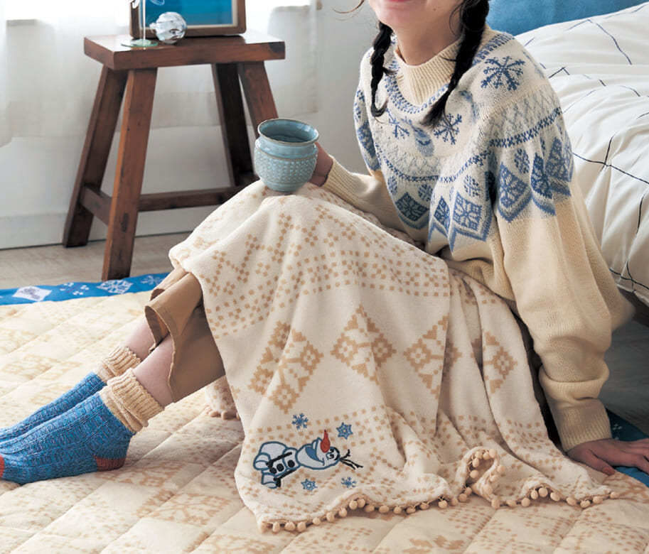 オラフのアップリケとぽんぽんテープがかわいい！ベルメゾン