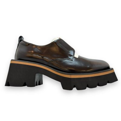 送料無料】MANA マナ シューズ センタージップ エッジソール 厚底 本革