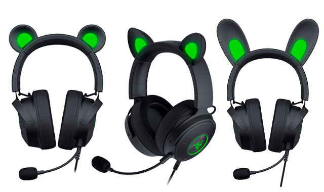 Razer から3種類のイヤーデザインが付け替えられるヘッドセット