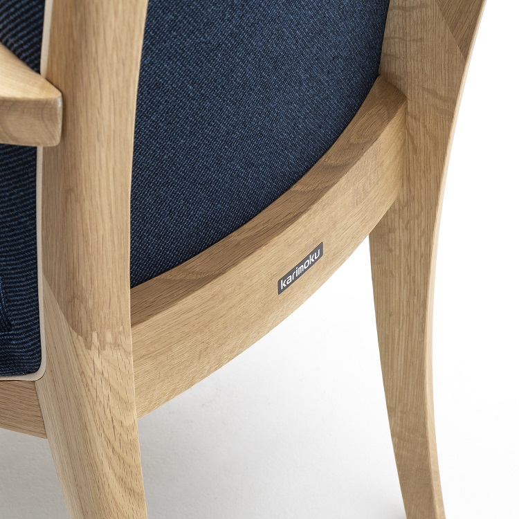 オンライン限定仕様】アームチェア CT7800 ナイトブルー ピュアオーク