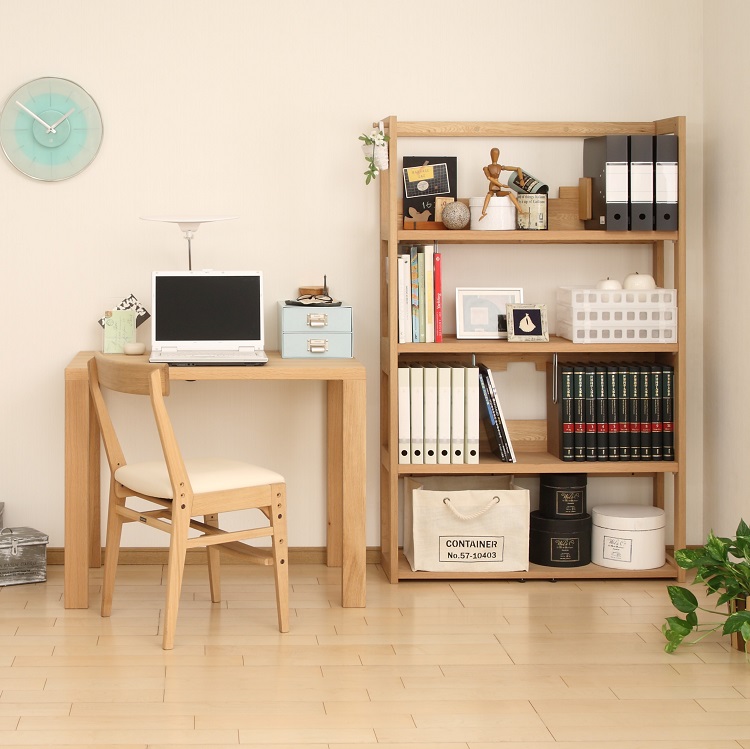 Buona scelta デスク 幅90×奥行60cm ST3078 モルトブラウン 通販