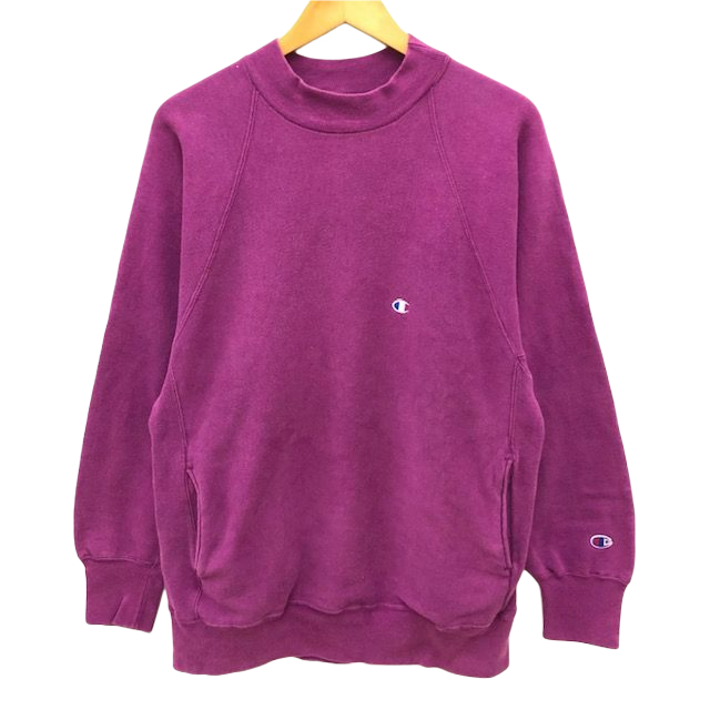 CHAMPION REVERSE WEAVE 90S 「USA製、モックネック、パープル