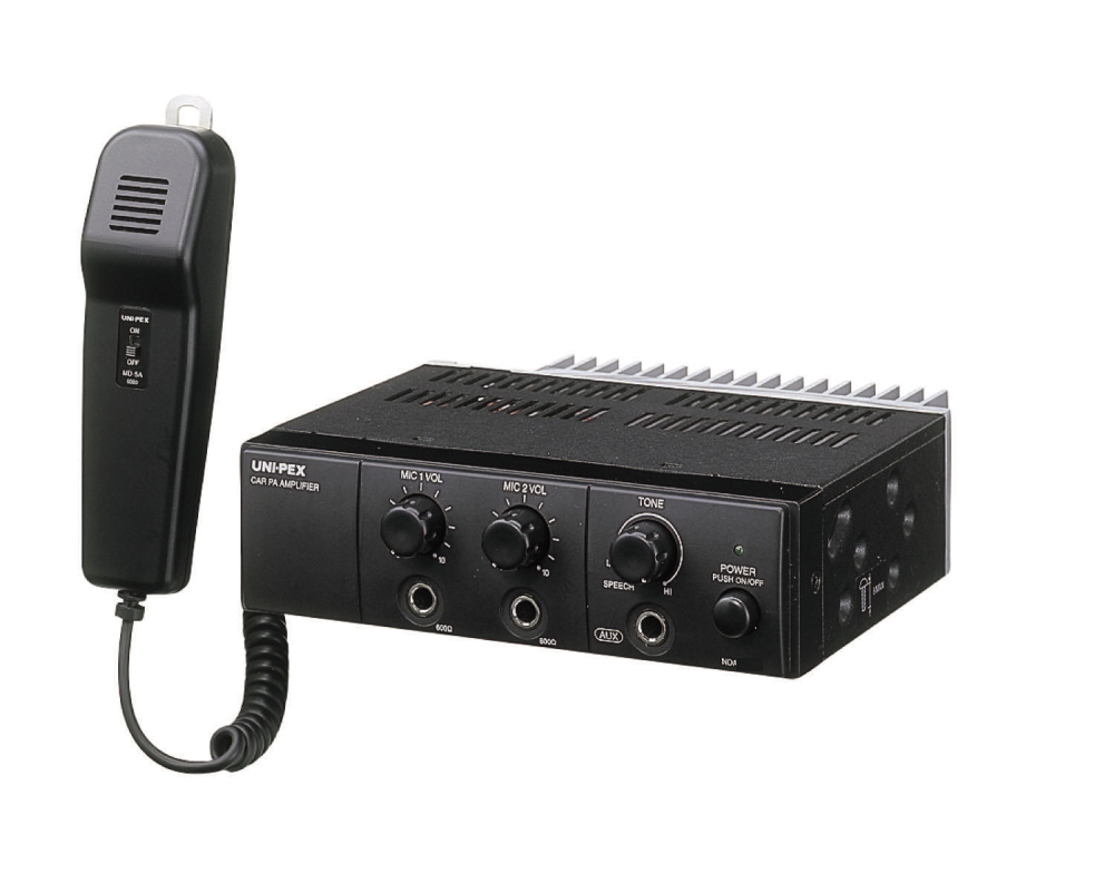 S-NDA602A-A】UNI-PEX 車載用アンプ スピーカー セット 60Wクラス 12V