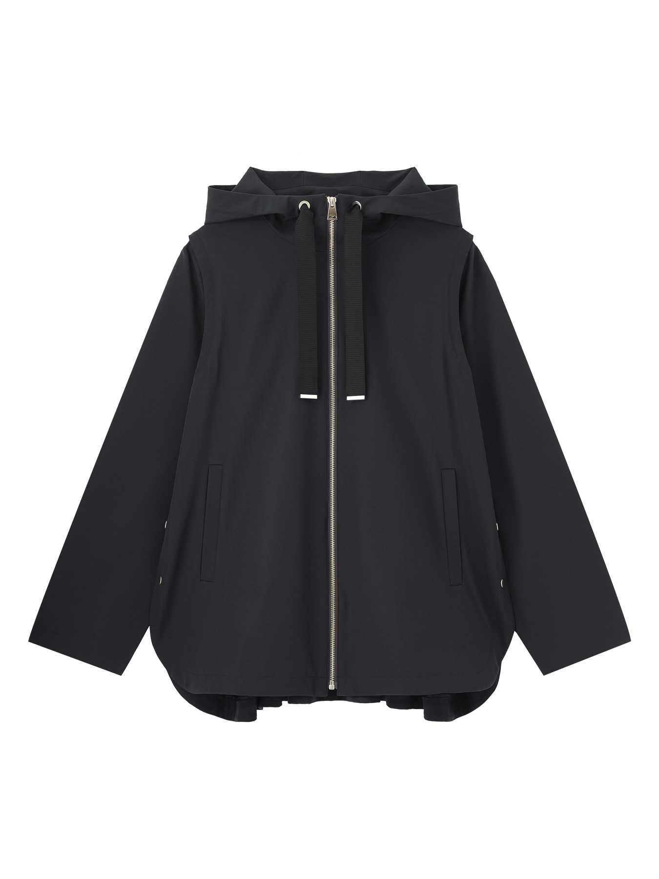 2WAYジップアップフーディコート: M-premierBLACK公式通販｜m-i-d e