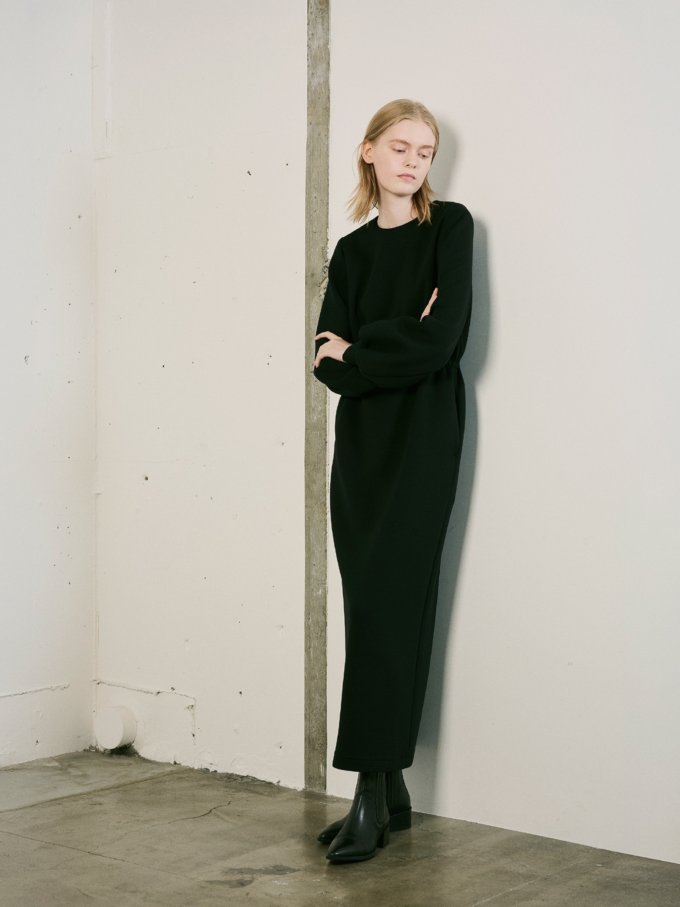 ダンボールニットウエストギャザーワンピース: BLENHEIM公式通販