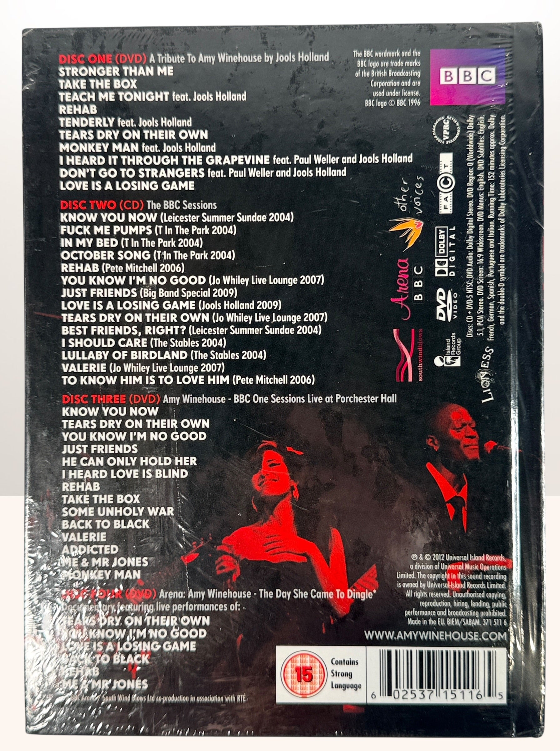 Amy Winehouse, At The BBC, 4 Disc DVD CD Box Set, Sealed. – Éco