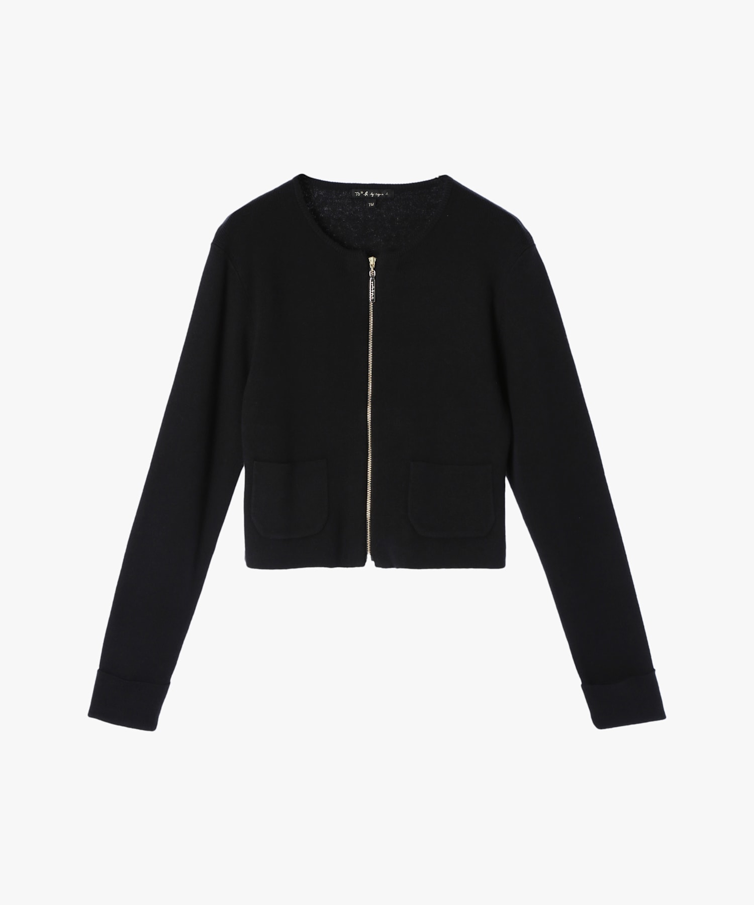 コットンニットジップカーディガン ｜To b. by agnès b.（トゥービー