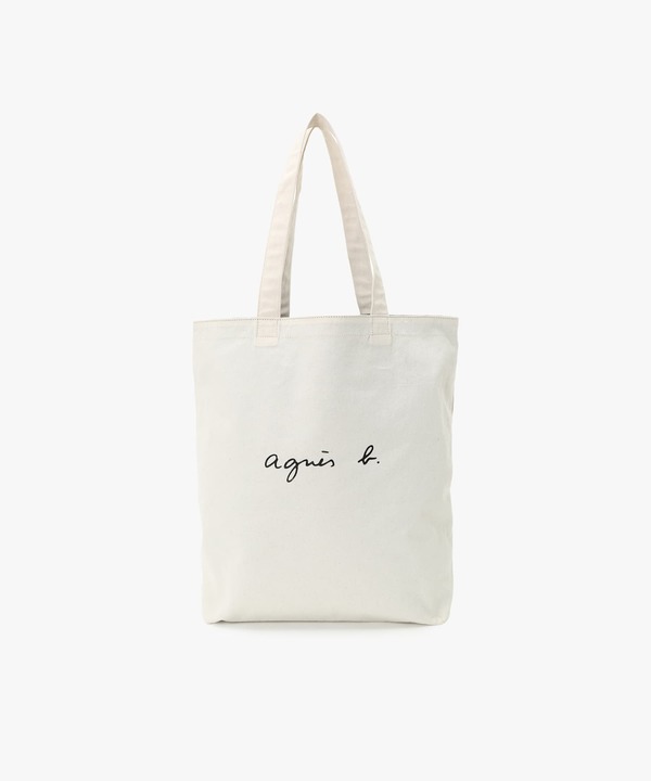 ロゴ コットン ハンドバッグ 