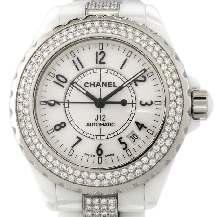 中古] シャネル J12 ベゼル・ブレスダイヤ H1422 W155439 | ゆきざき