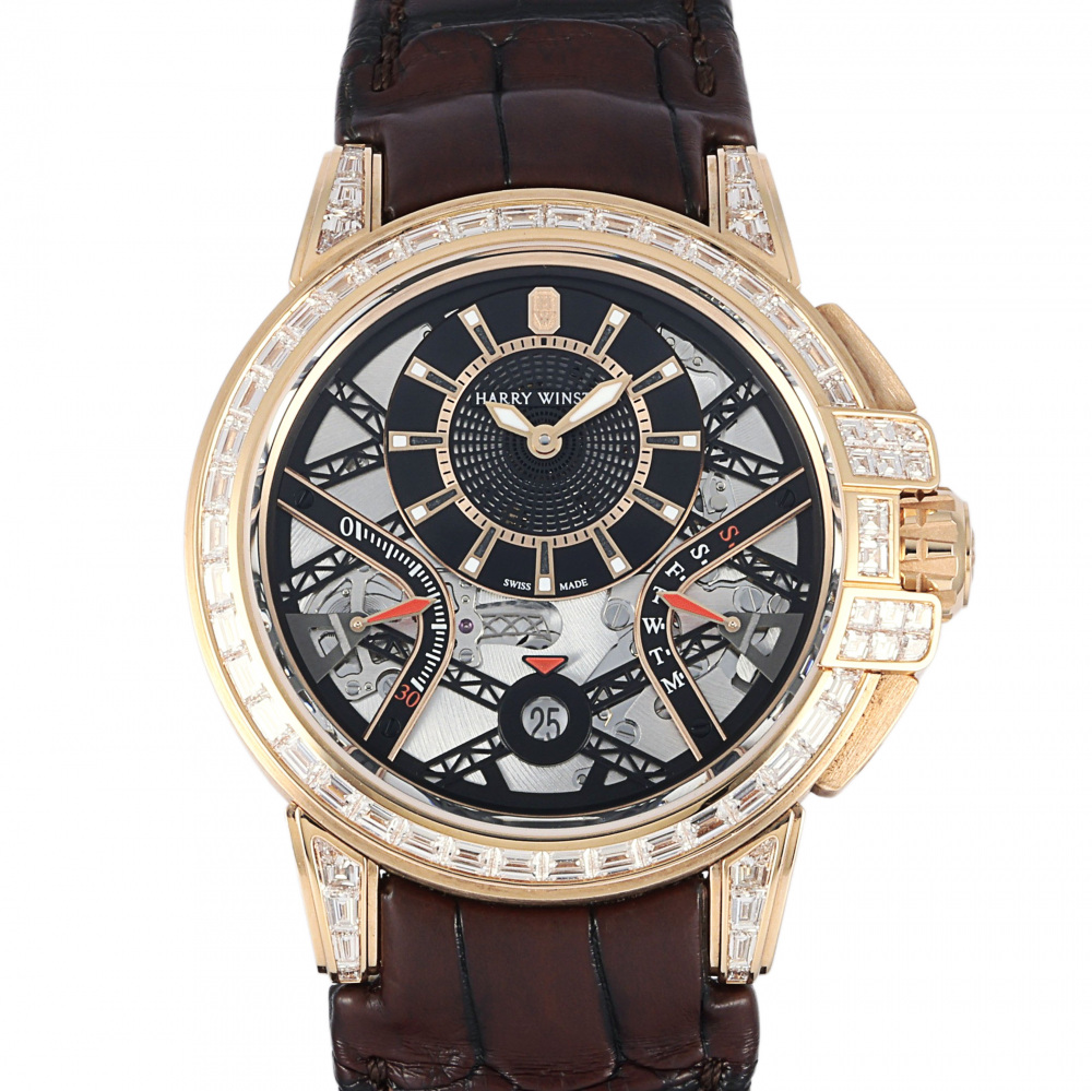 中古] ハリー・ウィンストン オーシャン バイレトログラード