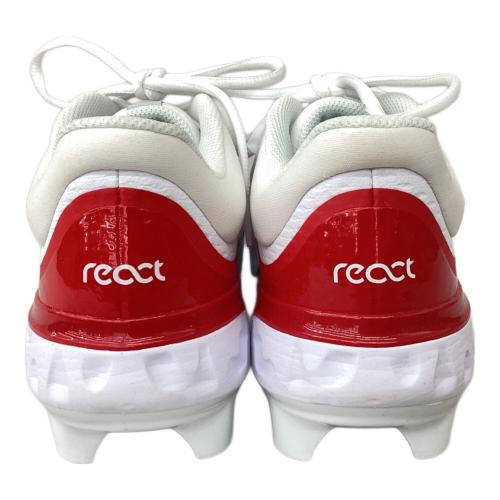 NIKE (ナイキ) 野球スパイク メンズ SIZE 26.5cm ホワイト×レッド